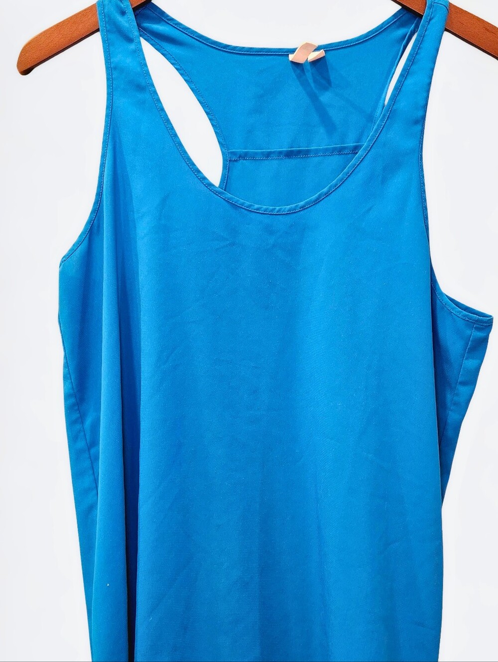 Frenchi Vibrant Blue Racerback Tank Top